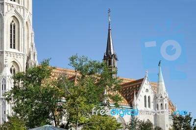 Matthias Church Budapest Stock Photo