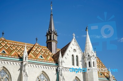 Matthias Church Budapest Stock Photo