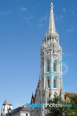 Matthias Church Budapest Stock Photo