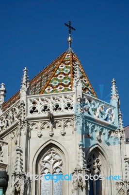 Matthias Church Budapest Stock Photo