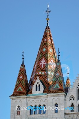 Matthias Church Budapest Stock Photo