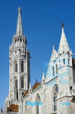 Matthias Church In  Budapest Stock Photo