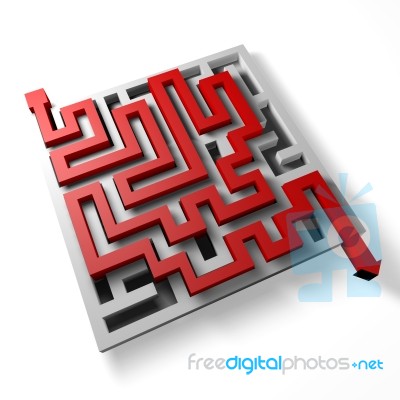 Maze Stock Image