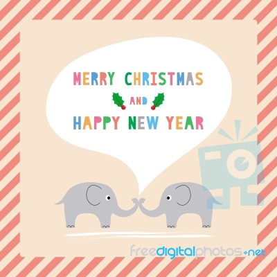 Mc And Hny Greeting Card11 Stock Image