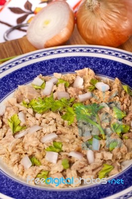 Meal Of Tuna Stock Photo