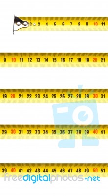 Measuring Tape Stock Photo