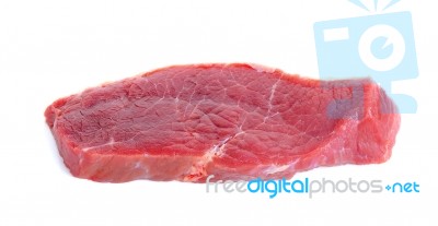 Meat Isolated On The White Background Stock Photo