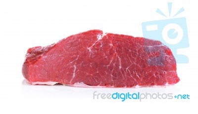 Meat Isolated On The White Background Stock Photo