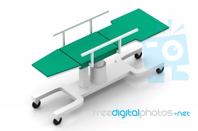 Medical Bed Stock Image