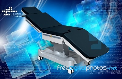 Medical Bed Stock Image