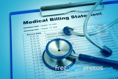 Medical Cost Concept Stock Photo