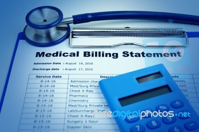 Medical Cost Concept Stock Photo