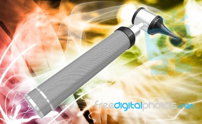 Medical Otoscope Stock Image