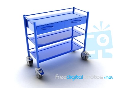 Medical Trolly Stock Image