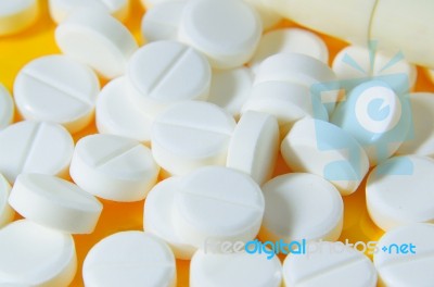 Medicine Tablet Stock Photo