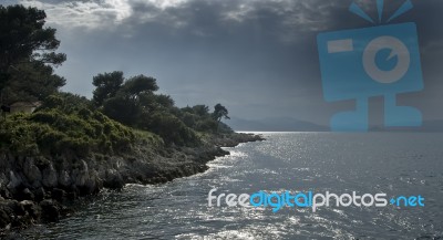 Mediterranean Landscape Stock Photo