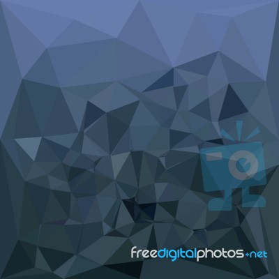 Medium Slate Blue Abstract Low Polygon Background Stock Image