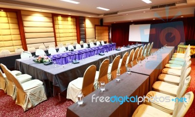 Meeting Room Conference Contemporary Stationary Concept Stock Photo