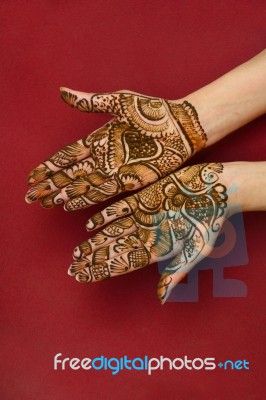 Mehandi Stock Photo