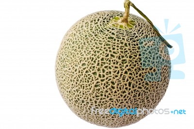 Melon From Japan In Isolation Stock Photo