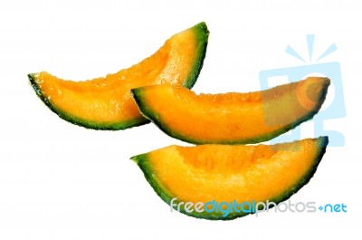 Melon Slices Stock Photo