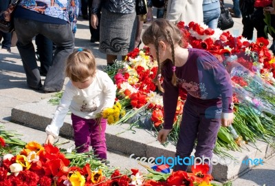 Memorial Victory Day Stock Photo