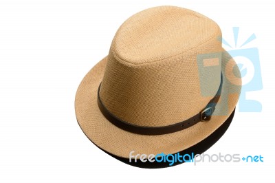 Men's Hat Isolated Stock Photo