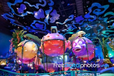 Mermaid Lagoon Interior At Tokyo Disney Sea Stock Photo