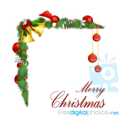 Merry Christmas Card Stock Image