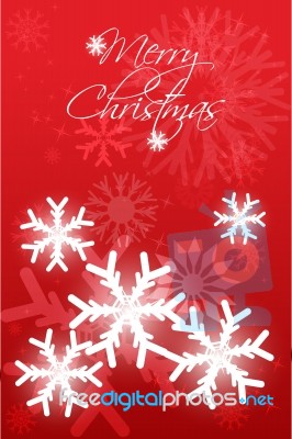 Merry Christmas Card Stock Image