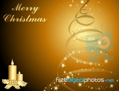 Merry Christmas Design Stock Image