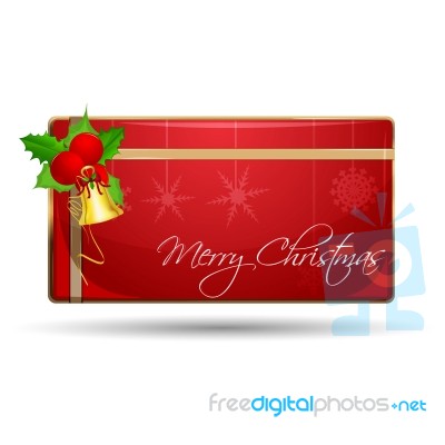 Merry Christmas Gift Stock Image