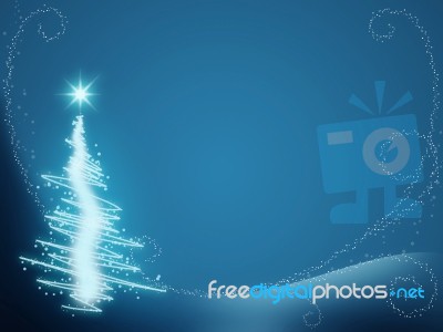 Merry Christmas Greeting Card Stock Image