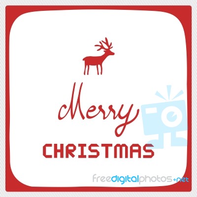 Merry Christmas Greeting Card47 Stock Image