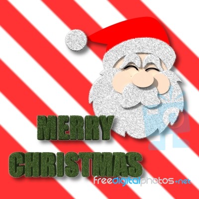 Merry Christmas With Santa Claus Stock Image