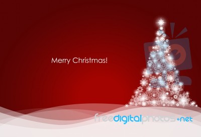 Merry Christmas Word Stock Image