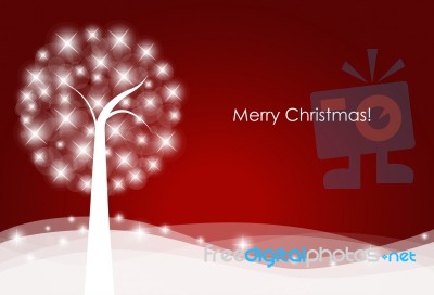 Merry Christmas Word Stock Image