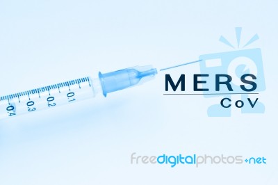 Mers-cov Virus Concept Stock Photo