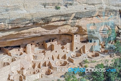 Mesa Verde National Park In Colorado, Usa Stock Photo