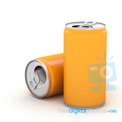 Metal Aluminum Beverage Drink Can Stock Image