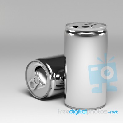 Metal Aluminum Beverage Drink Can Stock Image