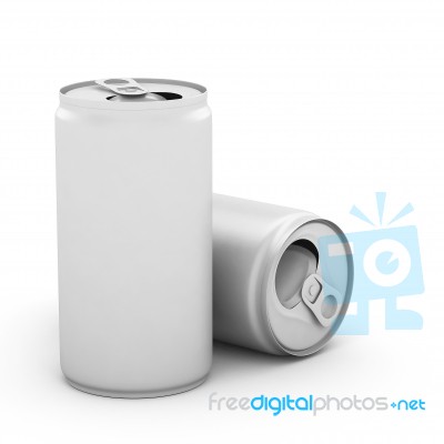 Metal Aluminum Beverage Drink Can Stock Image