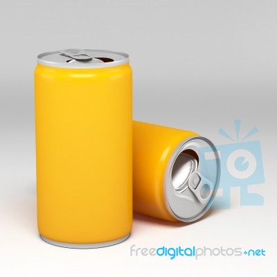 Metal Aluminum Beverage Drink Can Stock Image