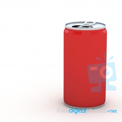 Metal Aluminum Beverage Drink Can Stock Image