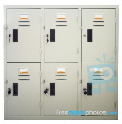 Metal Locker Stock Photo