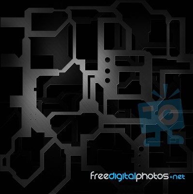 Metal Plate Background Stock Image