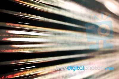 Metal Sheet Scene Stock Photo