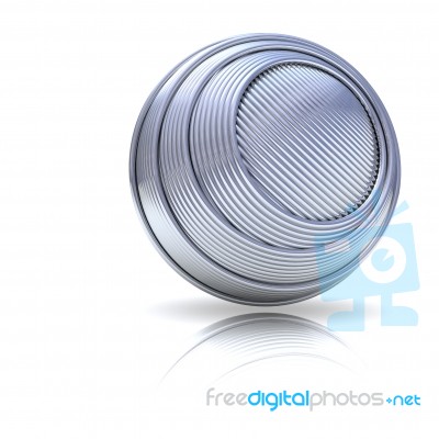 Metal Sphere Stock Image