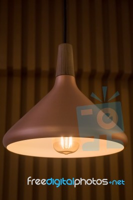 Metro Retro Luxury Light Lamp Stock Photo