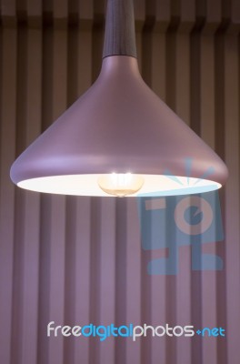 Metro Retro Luxury Light Lamp Stock Photo